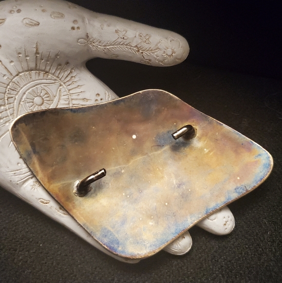 VINTAGE PIECE Matching belt buckle and earring set! - Picture 5 of 5